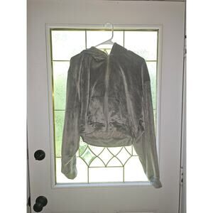 Skims Velvet 2X Cropped Hoodie